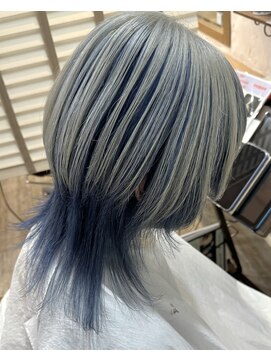 ラウラアンドロー(LAURA&RO) ダブルカラー/ケアブリーチ/インナーカラー/ベージュ【塚口】