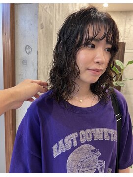 ミディアムパーマ