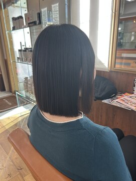 トップヘアー 中庄店(TOP HAIR fuapua) 《TOPHAIR 中庄店/きゃん》ストレート×ボブ
