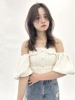 パーヴミックスネム(ParveMix NEMU)&nbsp;レイヤーカット/カーキブラウン《Yonei Daisuke 》