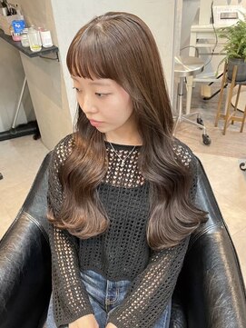 チュチュ(chuchu) ブリーチなしダブルカラー/韓国/顔まわり/レイヤー/東久留米