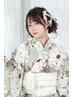 天神花火大会★7月24.25日 専用クーポン★　ヘアセット+浴衣着付け　￥5000～