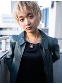 髪質改善×ケアブリーチ×ショートヘア