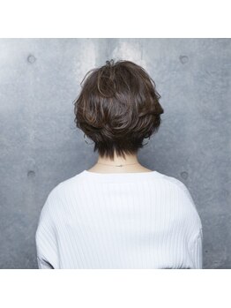 キャン 温品店(CAN)の写真/乾かすだけで決まる！大人女性のショートは再現性重視で手ぐしOK◎