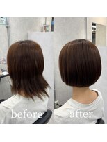 ヘアサロン ドットプラス 町田店(dot. plus)&nbsp;【中島日菜】顎ラインボブ/ミニボブ/コンパクトボブ/町田/町田駅