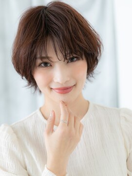 ドクターズ サロン ラブ(Dr's Salon LAB) 大人美人ワインレッドエアリー小顔補正カットu古河20代30代40代