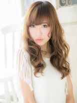 クオーレ ヘア アンジュ 水戸店(CUORE HAIR ange)&nbsp;*ange水戸*…インナーカラーの大人可愛いラブスパイラルロングa