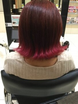ヘアアンドビューティー クアトロ 戸祭店(QUATRO) 裾カラー