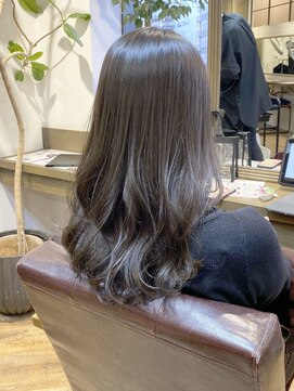 ローラン(ROULAND) ラベンダーグレー×レイヤーロング