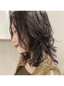 フェンヘアーアイス 中目黒(Fen.hair ici) ナチュラル レイヤー ちょいウルフ