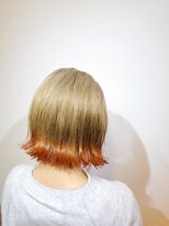 ウノプリール 京橋店(uno pulir)&nbsp;【秋野弘幸】ハイトーンテールカラー　アキノボブ