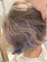 コキャン(COQUIN)&nbsp;ハイトーンボブ＋インナーユニコーン