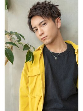 オースティン 門前仲町(AUSTIN) かき上げシルバーカラーサイドグラデーションスリークショート