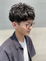 ヘアー アイス ルーチェ(HAIR ICI LUCE)&nbsp;マッシュパーマ 無造作 刈り上げ 黒髪 担当 井上