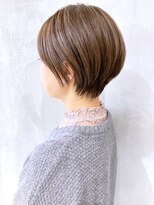 アイティーバイアルバム 松戸店(IT by ALBUM)&nbsp;ミニショート_カーキグレージュマッシュショート_ba317112