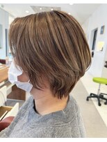 アース 長崎時津店(HAIR&MAKE EARTH) ショートカット×白髪ぼかし