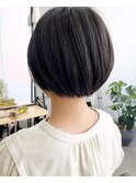 【天神 今泉 大名】ショートボブ　ナチュラルアッシュ