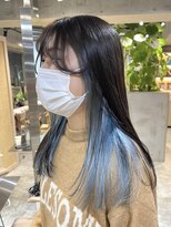インナーカラーイヤリングカラーフェイスフレーミングブリーチ