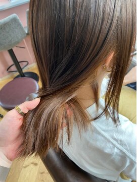 カームバイリコ 学芸大学(calm by liko) 美髪/大人かわいい/こなれミディ/サンドベージュ[学芸大学]