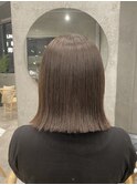 大人ボブ/切りっぱなしボブ/髪質改善/アッシュカラー/登戸