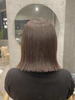 イミ(imi) 大人ボブ/切りっぱなしボブ/髪質改善/アッシュカラー/登戸