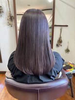 美容室 メザミー MESAMIES&nbsp;髪質改善ツヤ髪モーブ透明感ツヤカラー大人可愛いミディアム