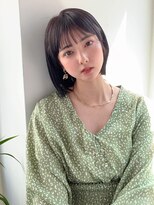 エレン 池袋(ElEn.)&nbsp;似合わせ小顔カット×ボブ　薄め前髪　髪質改善