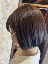 アン(an) ブラウンショートボブ