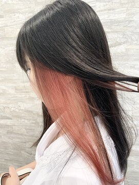 ジル(JILL) 黒髪×インナーピンク