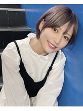 ウィルゴ(VIRGO) 似合わせ耳かけ小顔ショートボブ/ミルクティーベージュ