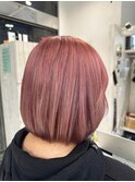 ボブ/チェリーピンク