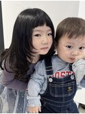 キッズカット女の子【Nuage'表参道南青山】レイヤーお子様カット