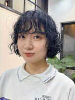 ナループロアオハナ(Nalu pu loa ohana) ボブパーマ/くるくるパーマ/ミニボブ/パーマ/プードルパーマ