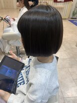 アッシュ 仙川店(Ash)&nbsp;キッズカット　ショートボブ　可愛い　収まる　乾かすだけ