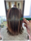 20代女性　ハイライト矯正