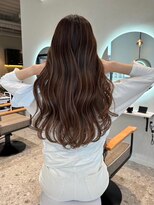 モアナ バイ ラナ 甚目寺店(MoanA BY LANA)&nbsp;デザインカラー/レイヤーカット/ウェットヘア/オリーブベージュ