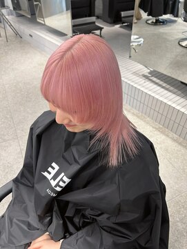 ペレ 梅田(PELE) 前髪/アンブレラカラー/こなれミディ/イメチェン/ウェーブパーマ