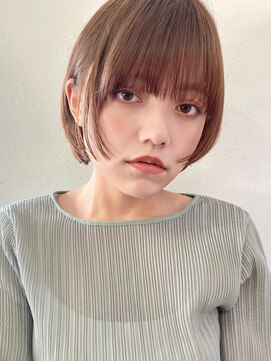 リコバイアフロート(riko by afloat) ショートボブ/ボブ/チャコールグレー/韓国