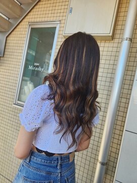 ミラージュ 船橋(Miraju) ベージュカラーメッシュ　[船橋/エクステ/ダブルカラー]