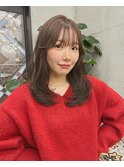 ブリーチなしケアカラーオリーブカラー12トーンフェイスレイヤー