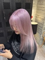 ヲタク(wotaku.)&nbsp;パステルピンクペールピンクホワイトピンクハイトーンブリーチ