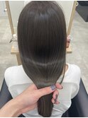 赤み消しカラー ブリーチなし 水素カラー ケアカラーロング