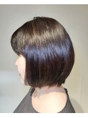 ショートボブ×イノアカラー