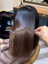 ロンドアベニール 北千住(Lond avenir)&nbsp;イメチェン外ハネボブ美髪ワイドバングレイヤー髪質改善縮毛矯正