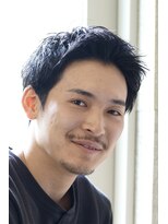 にもう スパイキーショート　ブルーブラック　パンク　b