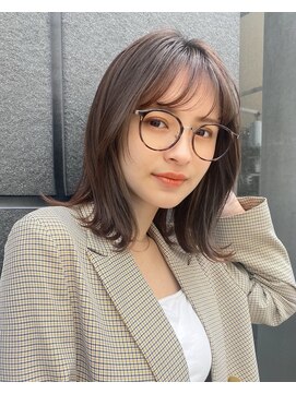 ガーデン 銀座(GARDEN) イメチェン ホワイトブロンド 外ハネボブ 美髪 ワイドバング