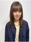 【髪質改善カラー】ワンホンヘア×ミディアム