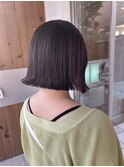 縮毛矯正カラー