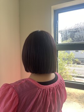 エクファ ヘア シェリル 草津 南草津店(ex-fa hair cherir) イメチェン/ホワイトブロンド/外ハネボブ/美髪/草津/南草津