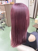 ゼロ(Zero)&nbsp;大人可愛い小顔ワインレッドレイヤー×20代30代40代